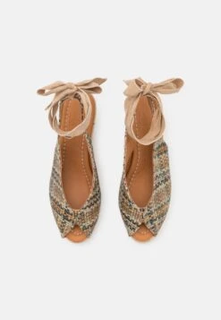 Billi Bi Sandalen Met Sleehak - Multi Taupe -Mode Schoenen 70c453295e724d22bae3b70469fa6b02