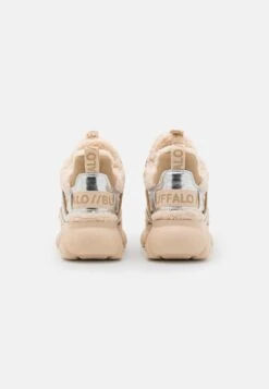 Buffalo Chai Warm - Sneakers Laag - Cream/Silver-Coloured -Mode Schoenen 747f951065c64c57bf478c0085d2878a