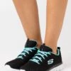 Skechers Graceful - Sneakers Laag - Black/Turquoise -Mode Schoenen 7c262e4abc2f4169ae14c0d25ba36cc6
