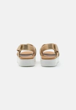Ugg Zayne Slingback - Sandalen Met Plateauzool - Gold Metallic -Mode Schoenen 7ea727a00bb1492f9fb33e38619d6743