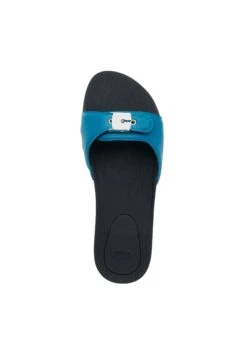 Scholl Muiltjes - Turquoise -Mode Schoenen 7f75e49806e24d3bb742f411b3792009