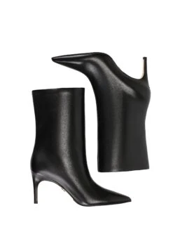 Premium - Enkellaarsjes Met Hoge Hak - Black -Mode Schoenen 803c226645c04f17a34b5338d8a7453a