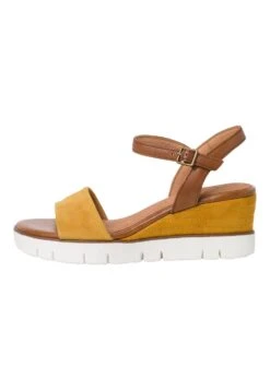 Mode Schoenen 166 Marco Tozzi Sandalen Met Plateauzool - Saffron Comb