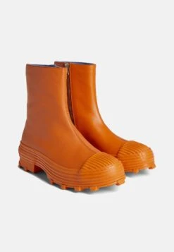 Traktori - Enkellaarsjes Met Plateauzool - Orange -Mode Schoenen 859eb4e6ebe2457cbe9565a72d692521
