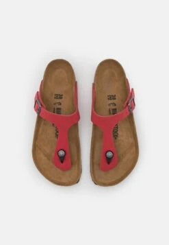 Birkenstock Gizeh Bfbc Regular - Pantoffels - Scarlet Red -Mode Schoenen 85a8e1a51a4d498ea7fa5d87d40d65d3
