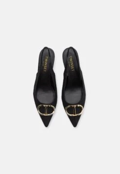 TWINSET Scarpa Slingback Con Tacco In Pizzo - Klassieke Pumps - Nero 11 TWINSET Scarpa Slingback Con Tacco In Pizzo - Klassieke Pumps - Nero -Mode Schoenen 867c634c382c40b8ac867ab5f7981362