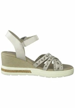 Tamaris Sandalen Met Sleehak - Offwhite -Mode Schoenen 868d0e42342340e6b1e15f29caff379d