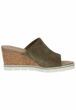 Caprice Muiltjes Met Hak - Cactus Suede -Mode Schoenen 88d047541c9c42788cabaee363f7d079