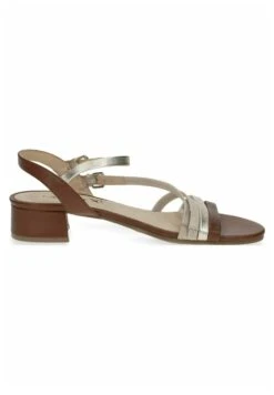 Caprice Sandalen - Cognac Gold -Mode Schoenen 8d3462bc29bd4b448f74f7e69781cc69