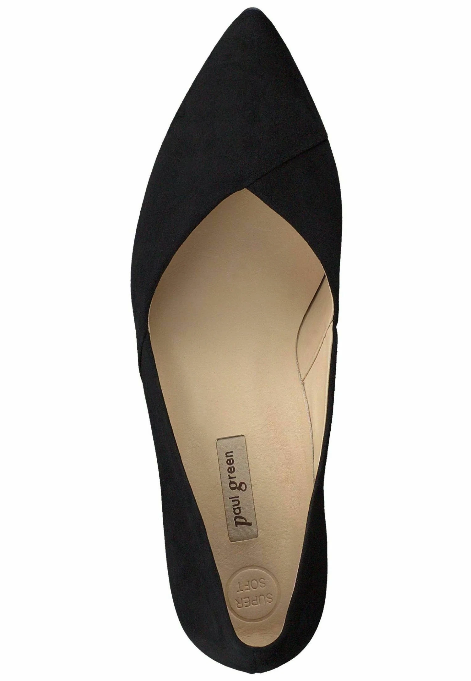 Paul Green Klassieke Pumps - Samtziege Schwarz Natur 5 Paul Green Klassieke Pumps - Samtziege Schwarz Natur - Afbeelding 3