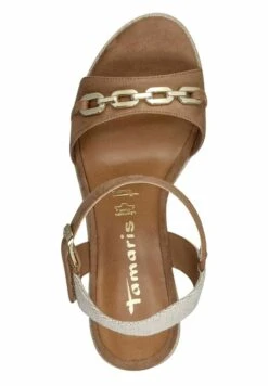 Tamaris Sandalen Met Hoge Hak - Camel -Mode Schoenen 8f8d19d71134441e86b691ca0b6cb5e1