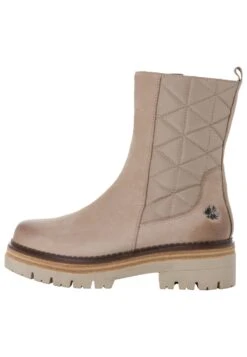 Marco Tozzi Guido Maria Kretschmer - Enkellaarsjes Met Plateauzool - Taupe Comb