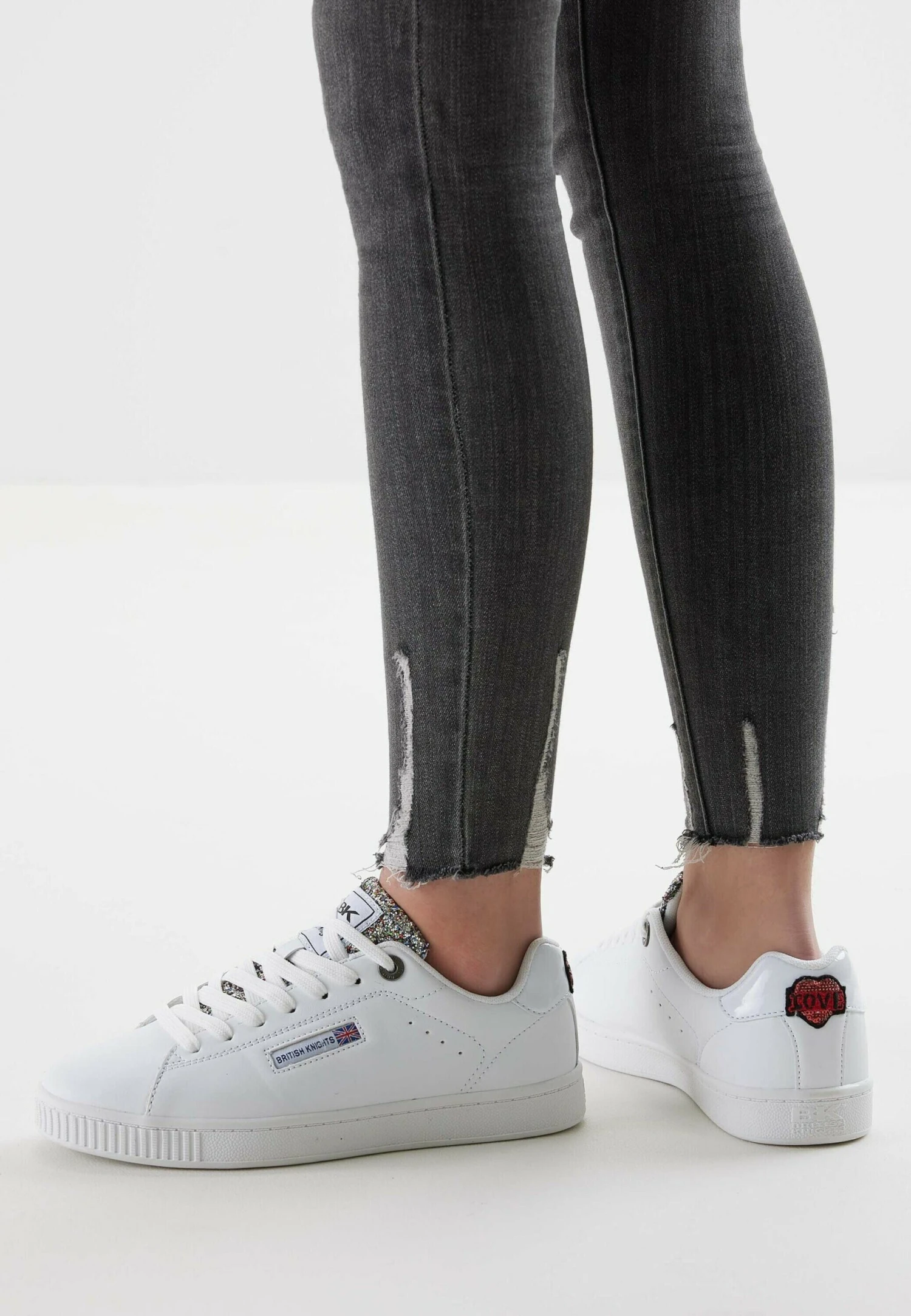 British Knights Mist - Sneakers Laag - White Love 3 British Knights Mist - Sneakers Laag - White Love