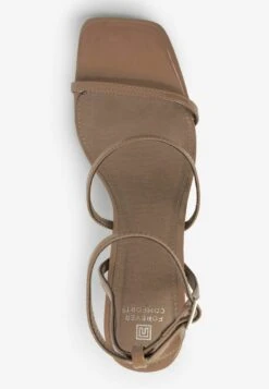 Next Forever Comfort Triple Strap Regular Wide Fit - Sandalen - Taupe Brown -Mode Schoenen 93806b84989a4045b6c31f114a323cf2