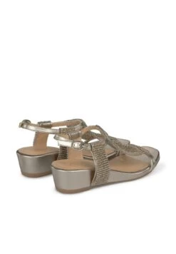 Alma En Pena Garfia - Sandalen Met Sleehak - Bronce -Mode Schoenen 94b0e4a01bdd4473b5521c9a363f54c6