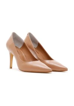 Klassieke Pumps - Beige -Mode Schoenen 9bf87ecb6044468fa130f0f614c0774d