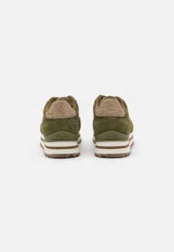 Woden Nora Iii- Sneakers Laag - Dark Olive -Mode Schoenen a2f045db8b614c658396c293534f9193