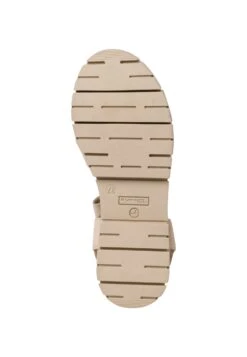 Tamaris Sandalen Met Plateauzool - Antelope Nubuc -Mode Schoenen a416b6f5cd814fa5b4bc523ba3555743