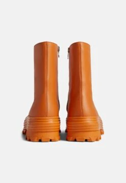 Traktori - Enkellaarsjes Met Plateauzool - Orange -Mode Schoenen a751cf82e3b14b17b4c8be91b9eaab3e