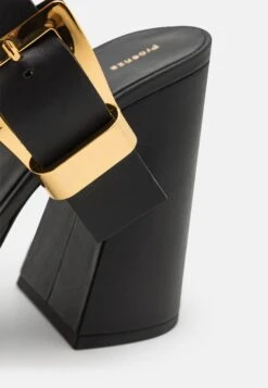 PROENZA SCHOULER Buckle Slide- Muiltjes Met Hak - Black -Mode Schoenen a89494563f044c358accd9b5292517ac