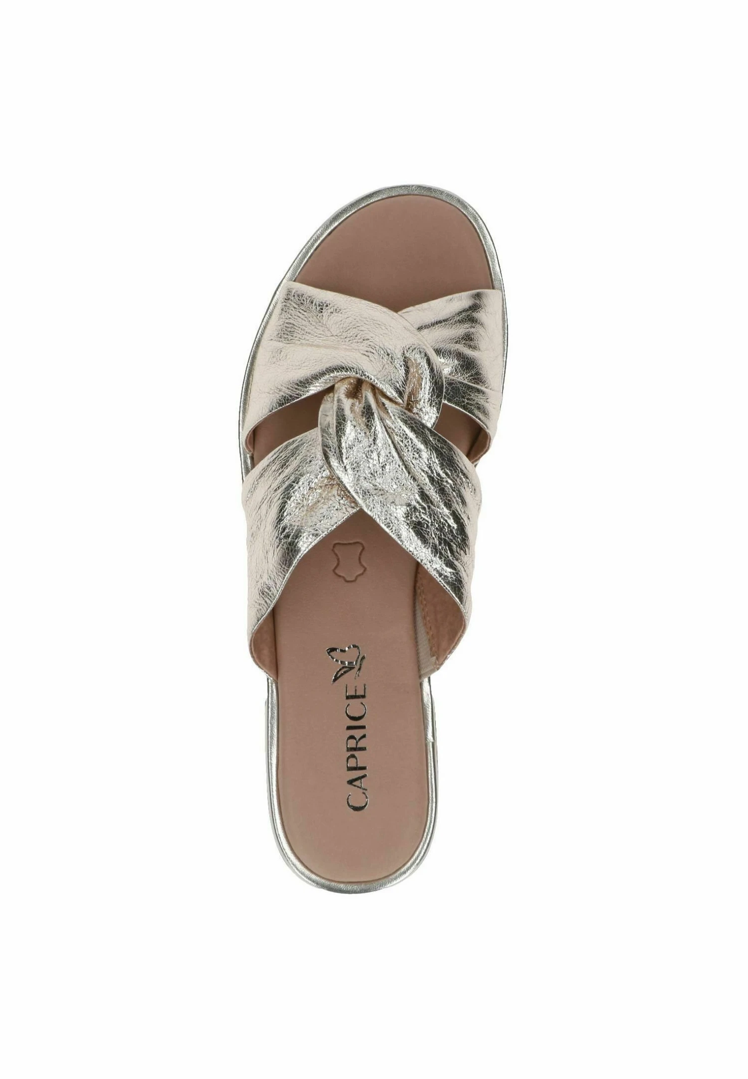 Caprice Muiltjes - Platino Metal. 5 Caprice Muiltjes - Platino Metal. - Afbeelding 3
