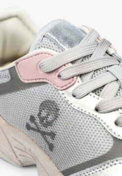 Scalpers Sneakers Laag - Silver -Mode Schoenen aa2386e34f0940fca969d7dd17fdf18f