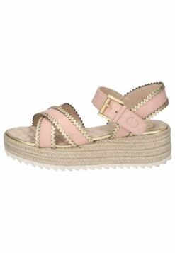 Mode Schoenen 86 Gerry Weber Sandalen - Sandalen Met Sleehak - Rosa Kombi