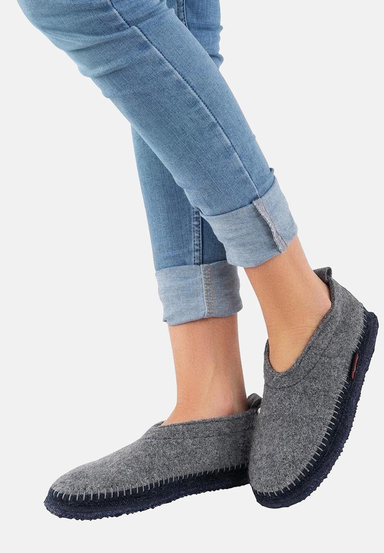 Giesswein Tegernau - Pantoffels - Schiefer 4 Giesswein Tegernau - Pantoffels - Schiefer - Afbeelding 2