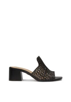 Kazar Sage - Stylish WithCut-Outs - Muiltjes Met Hak - Black