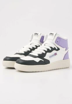 British Knights Noors Mid - Sneakers Hoog - White Black Lilac -Mode Schoenen acf64acf5c58482eb41cbf900d5e14b4