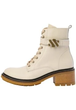 Roxanne - Veterboots - White -Mode Schoenen af14a007d0384aaf8bd552db34f2f655