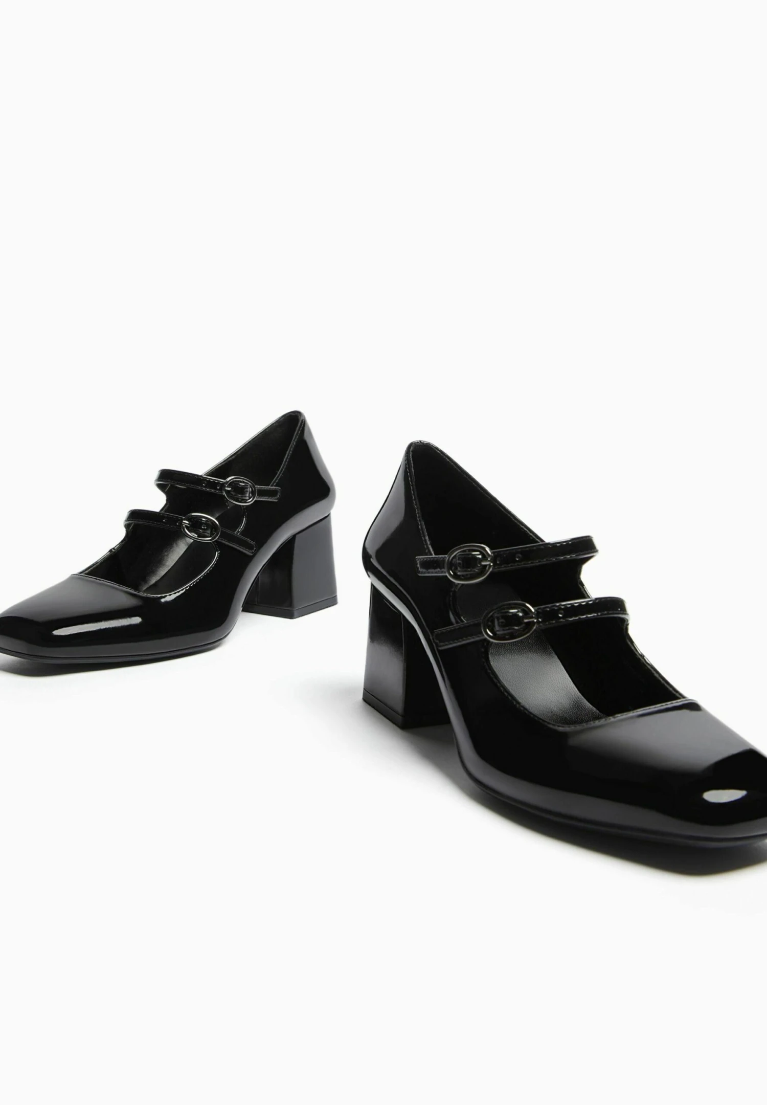 BERSHKA Mary Jane Block Heel - Klassieke Pumps - Black 8 BERSHKA Mary Jane Block Heel - Klassieke Pumps - Black - Afbeelding 6
