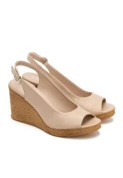 Sleehakken - Beżowy Ah -Mode Schoenen b5798406119f4d5fae26a5066d672ee0