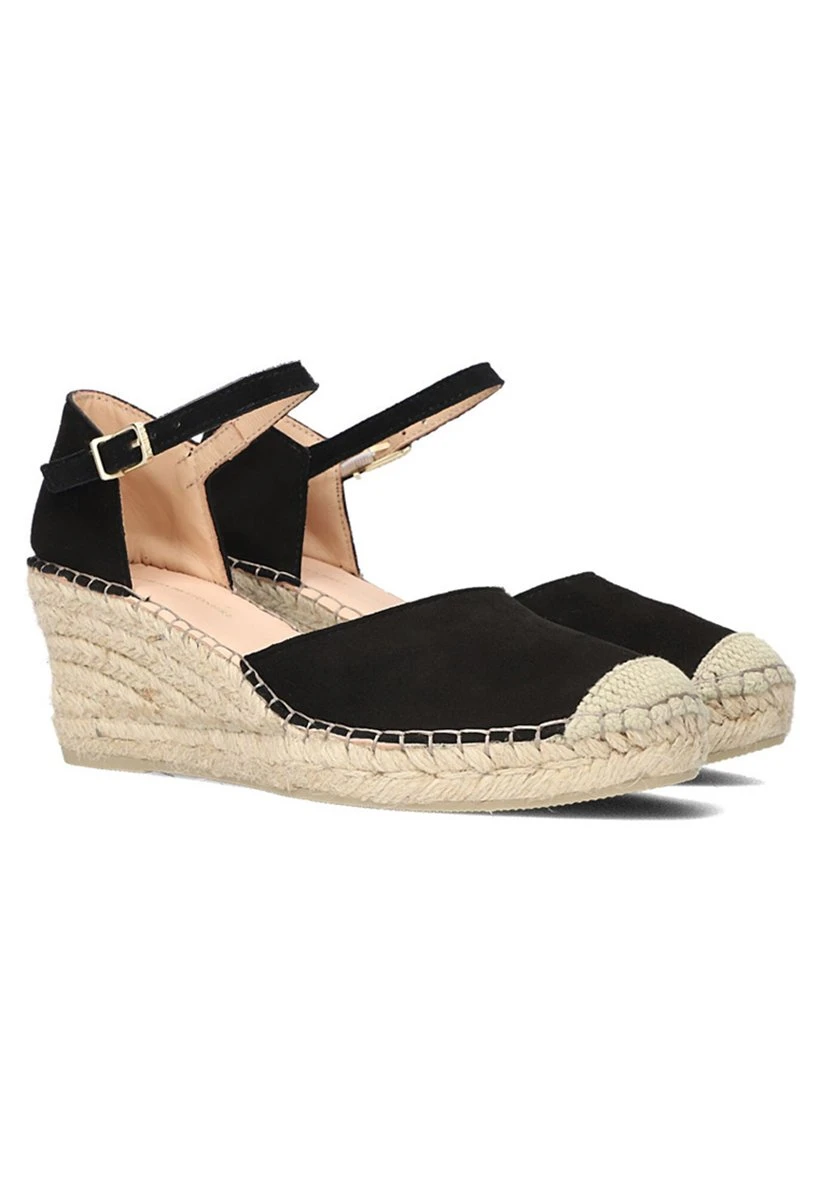 Sandalen Met Sleehak - Zwart 4 Sandalen Met Sleehak - Zwart - Afbeelding 2