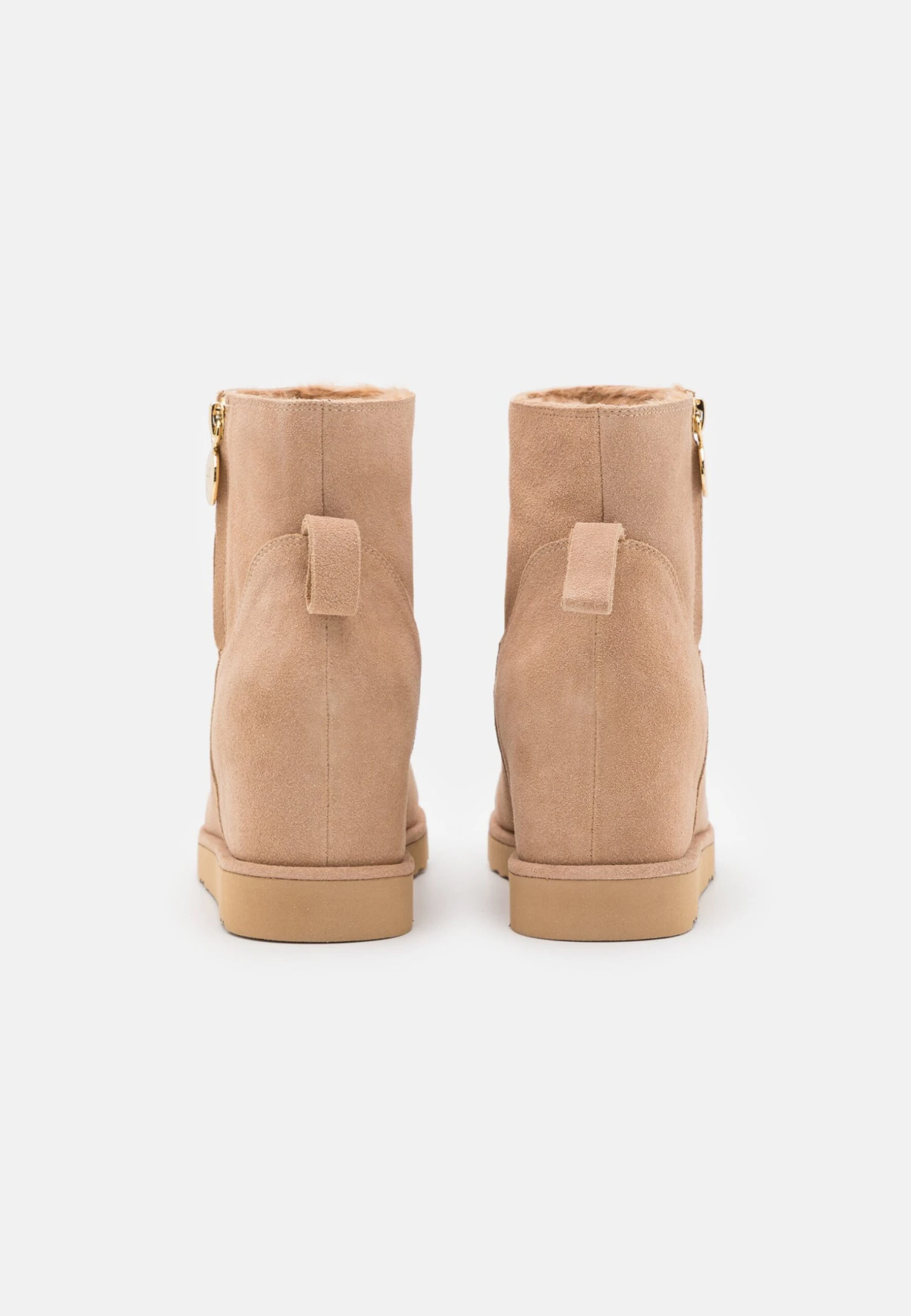 Anna Field Leather Winter Boot - Korte Laarzen - Beige 6 Anna Field Leather Winter Boot - Korte Laarzen - Beige - Afbeelding 4