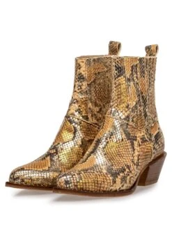 Floris Van Bommel Enzi- Cowboy-/Bikerlaarsjes - Gold -Mode Schoenen bb73dc03d1814b99a5827f2b120ded03