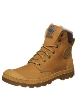 Palladium Pampa Sport - Veterboots - Amber Gold/Mid Gum -Mode Schoenen bdcef49512e445c4bd2570ca6b80c23d