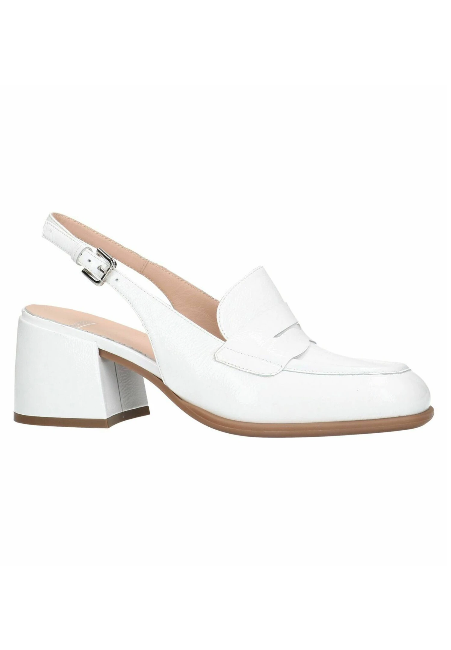 Slingback - Klassieke Pumps - Weiß 4 Slingback - Klassieke Pumps - Weiß - Afbeelding 2