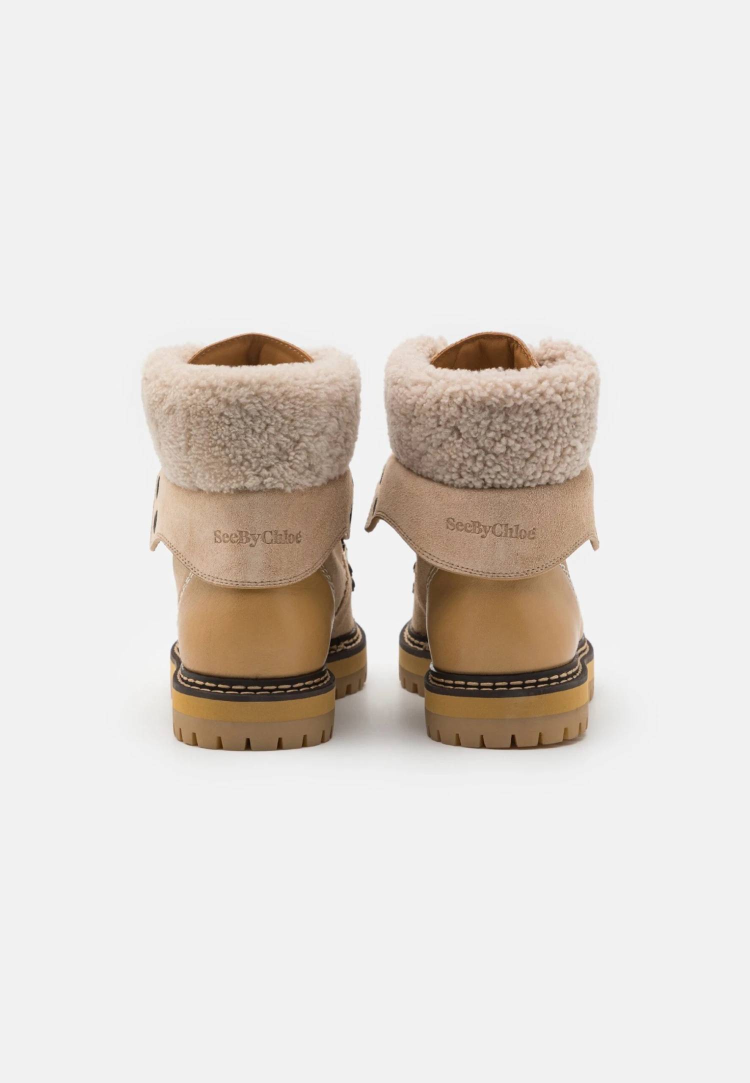 See By Chloé Eileen- Veterboots - Natural 5 See By Chloé Eileen- Veterboots - Natural - Afbeelding 3