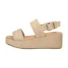 Sandalen Met Sleehak - Beige -Mode Schoenen c14e1376b52c4b49a747979a4d86446e