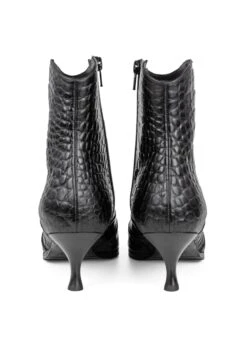 Croco WesternOn Spool Heel - Cowboy-/Bikerlaarsjes - Black -Mode Schoenen c20d041f3cd04522b666ae210721db40