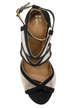 Sandalen - Czarny/Złoty -Mode Schoenen c38f606f297449ba9ceea85bf0b99b3a