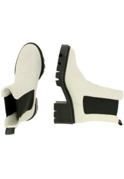 Bullboxer Enkellaarsjes Met Plateauzool - White -Mode Schoenen c561a33b1d1f4d8f87afcce76f7a480e