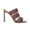 Kazar Clotilde Elegant On A Tall Heel - Muiltjes Met Hak - Dark Brown -Mode Schoenen c70bc1d3f83a45f5947f0ca68ee5cbae