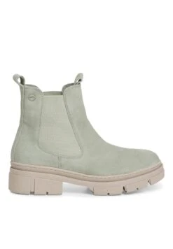 Tamaris Enkellaarsjes Met Plateauzool - Green -Mode Schoenen cb04957d765f4680bf04e5857bfc8d8b