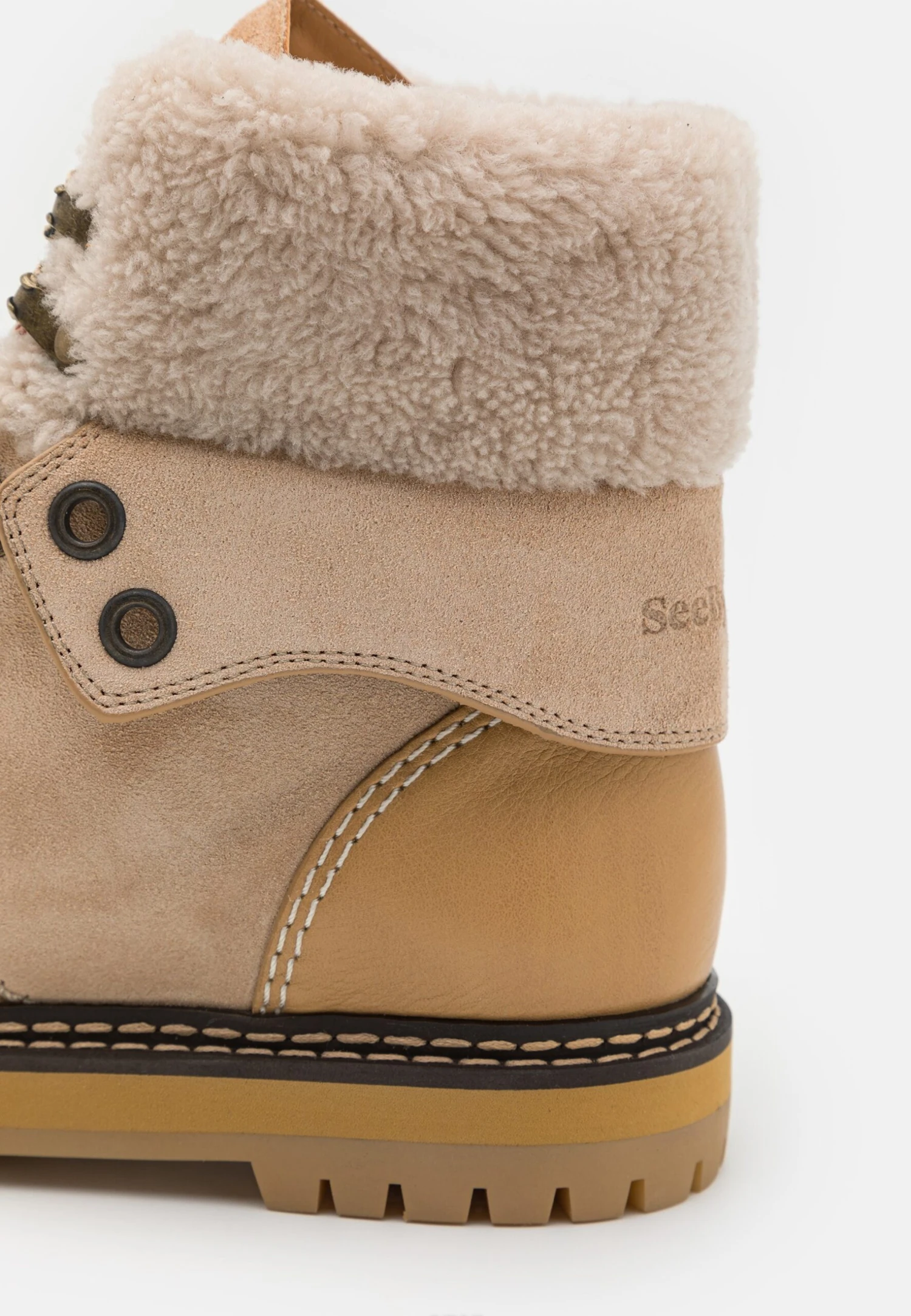 See By Chloé Eileen- Veterboots - Natural 8 See By Chloé Eileen- Veterboots - Natural - Afbeelding 6