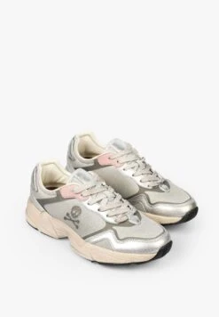 Scalpers Sneakers Laag - Silver -Mode Schoenen d0d5a2d9aee94505ae64133013173509