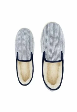 Pantoffels - Blanc Bleu -Mode Schoenen d1634629505d436cb525a3a02c85c171