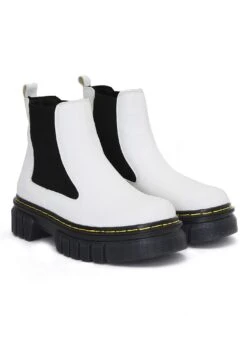 Korte Laarzen - White -Mode Schoenen d1da4c025cba46dbbbe02ec239d0f326