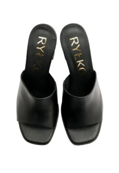 Muiltjes Met Hak - Czarny -Mode Schoenen d49ef925a0bc400bb3f60c658888bc72